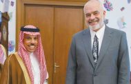 Saudi Foreign Minister Meets Albanian Prime Minister in Tirana