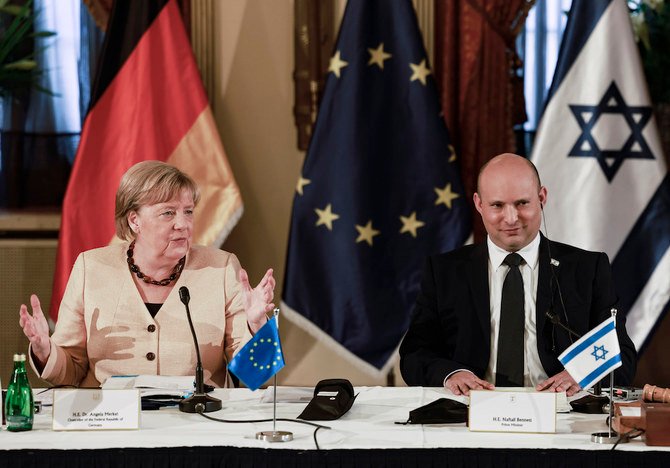 German Chancellor Angela Merkel Begins Official Visit to Israel