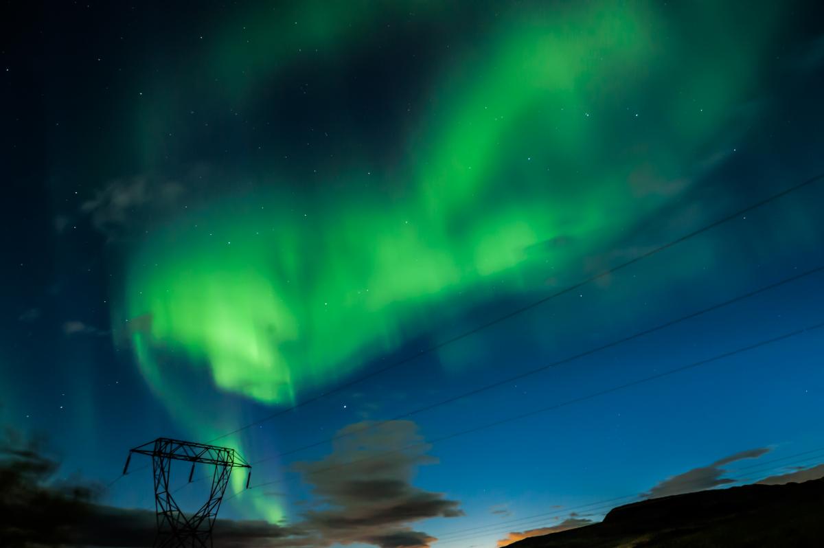 The northern lights were observed in Ukraine