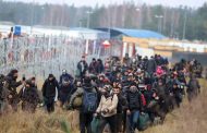 A large group of immigrants tried to penetrate Poland from Belarus