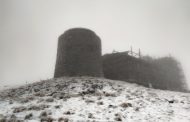 Frosty weather in the highlands of the Carpathians