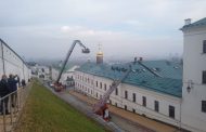 The fire on the territory of the Kiev-Pechersk Lavra was extinguished