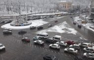 Friday morning in Kyiv began with traffic jams: traffic is difficult