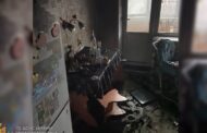 Fire on the first day of the new year: a woman and two children were injured in the Dnieper