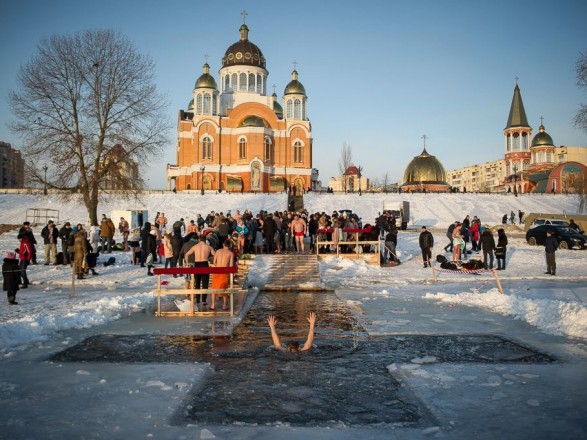 Locations for the celebration of Epiphany have been prepared in Kyiv