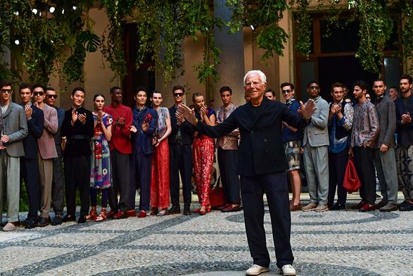 The Armani fashion house canceled collections in January due to the coronavirus