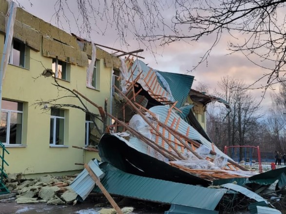 Consequences of the storm in Chernihiv region