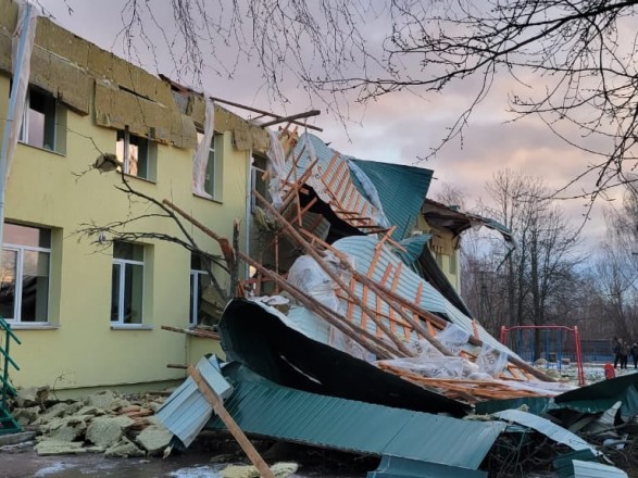 Consequences of the storm in Chernihiv region