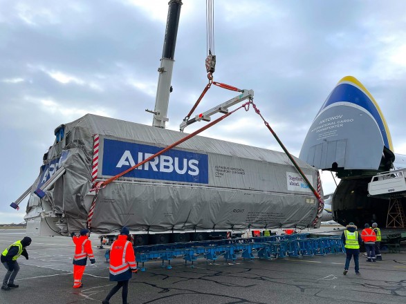 Ukraine helped transport a Turkish satellite for launch by SpaceX