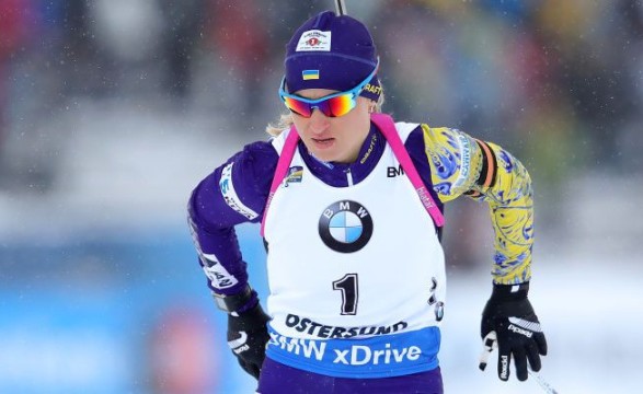 Biathlete Semerenko finished in the top 15 of the World Cup race