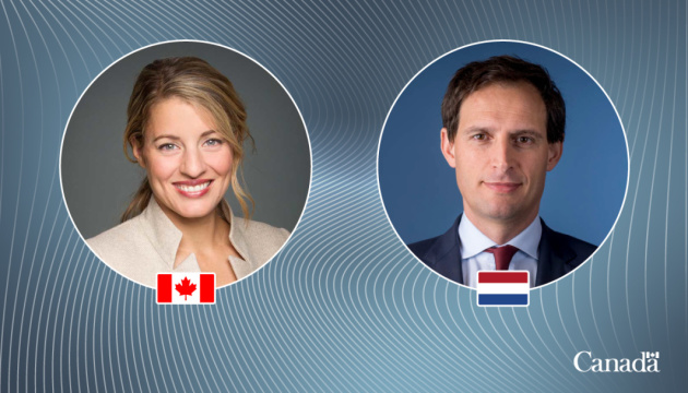 Canadian and Dutch foreign ministers discuss support for Ukraine