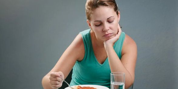 Experts said that loss of appetite and rapid satiety during meals can indicate this