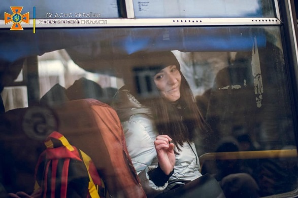 79 buses went to Sumy to evacuate people