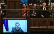 Zelensky addresses the British Parliament and thanks for their solidarity with Ukraine