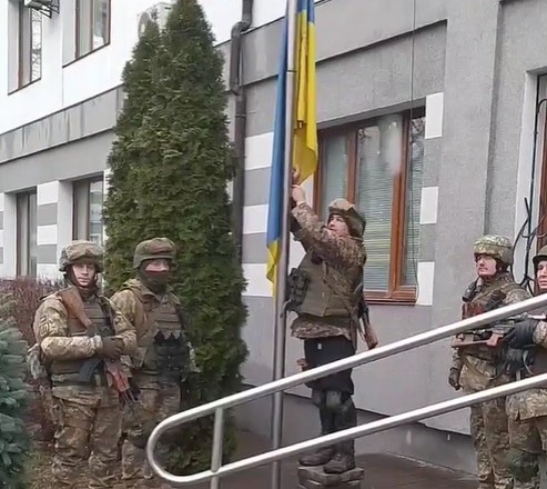 Under the control of the Armed Forces: the Ukrainian flag was raised over Bucha