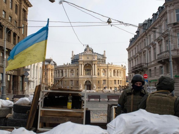 At night, the occupying forces fired on Odessa