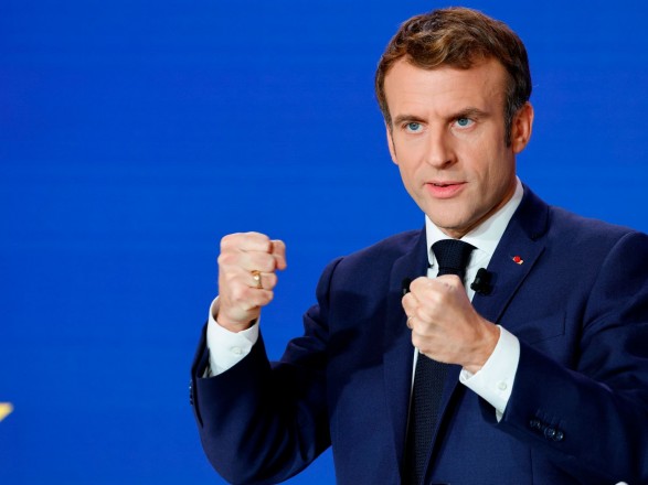Emmanuel Macron congratulated Ukrainians on their Ukrainian candidacy