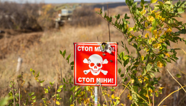 About 160,000 square kilometers in Ukraine need to be inspected for explosives due to the Russian aggression