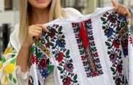 Ukrainian actress Olga Somskaya puts a luxurious embroidered T-shirt at auction for ambulances
