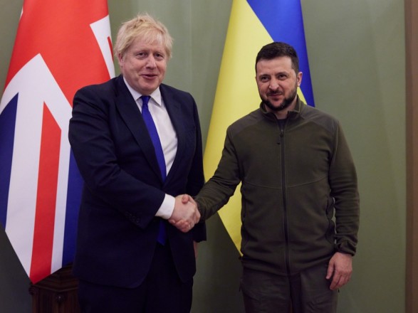 Zelensky thanked Johnson for a billion pounds to help Ukraine