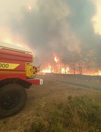 Fires broke out in France: more than 600 g of land burned to the ground