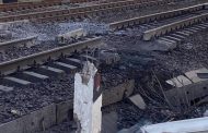 A hellish night: near Melitopol, a railway that was important for the Rashists 