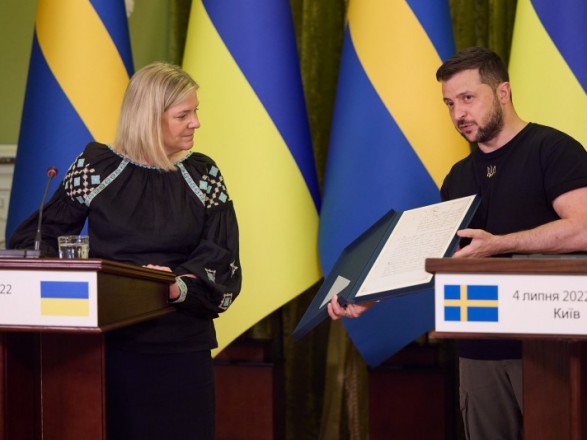 The Prime Minister of Sweden brought to Kyiv a letter about the recognition of Zaporizhzhya Sich as an independent state
