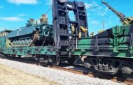 Building an armored train from stolen spare parts in Kharkiv Oblast
