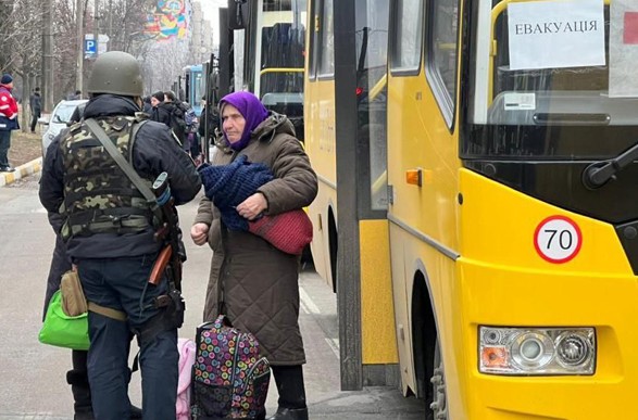 About 10,000 people were evacuated from Donetsk region