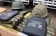 Ukrainian border guards received a batch of body armor from Romania