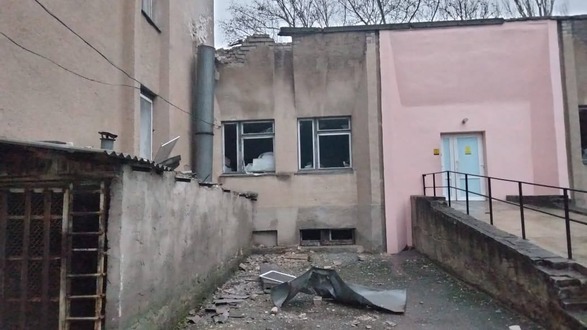 The occupiers shelled a hospital in Kherson: a children's department and a morgue were damaged