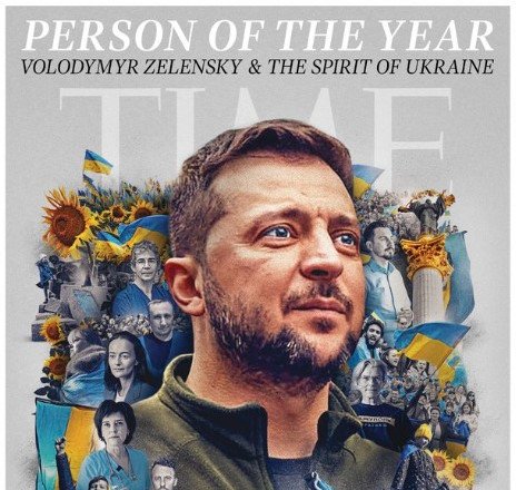 Time magazine called Zelensky's person of the year and 