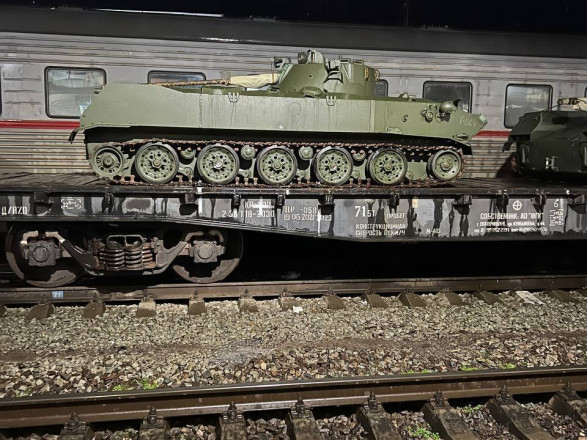 Dzhankoy noticed a train with combat vehicles of the Russian landing in the direction of mainland Ukraine - journalist