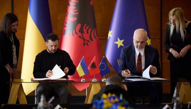 Signing of a cooperation agreement between Ukraine and Albania