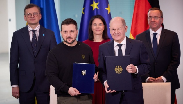 Ukraine signs a security agreement with Germany