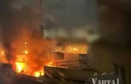 A fire and strong explosion occurred at Lviv College at 4:00 at night