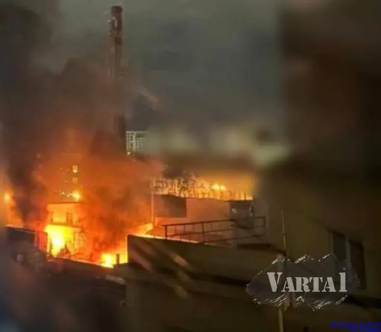 A fire and strong explosion occurred at Lviv College at 4:00 at night