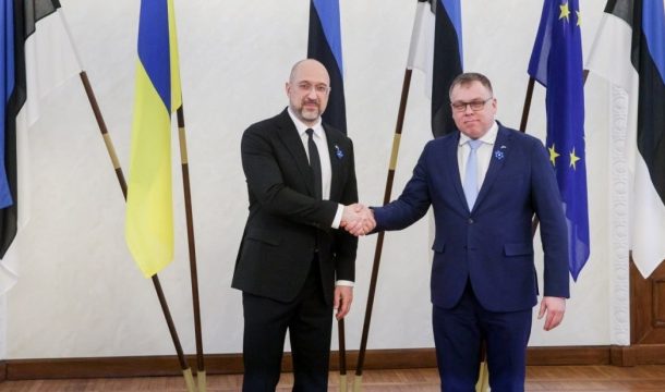 Ukrainian Prime Minister begins a visit to Estonia