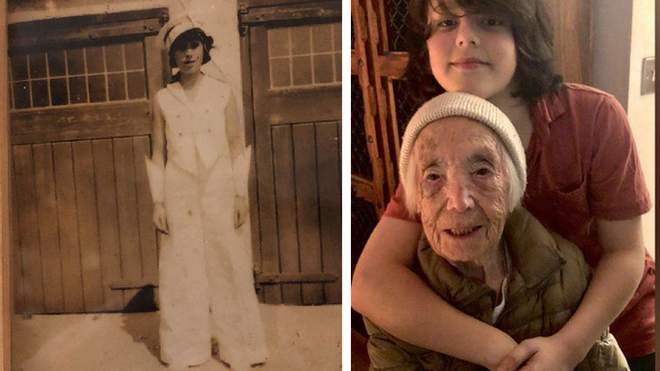 جدتي أرادت أن تصبح مغنية طوال حياتها تحقق حلمها في سن 110: فيديو مؤثر