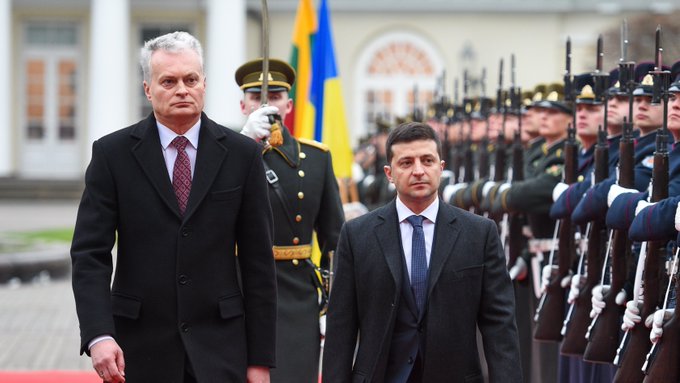 دعا رئيس ليتوانيا اوكرانيا إلى مواصلة مسارها نحو الانضمام للاتحاد الأوروبي وحلف شمال الأطلسي