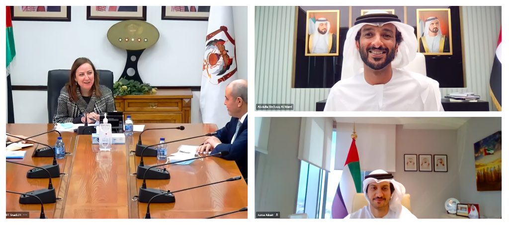 وزير الاقتصاد الاماراتي يبحث مع وزيرة الصناعة والتجارة الأردنية سبل تعزيز التعاون الاقتصادي بين البلدين