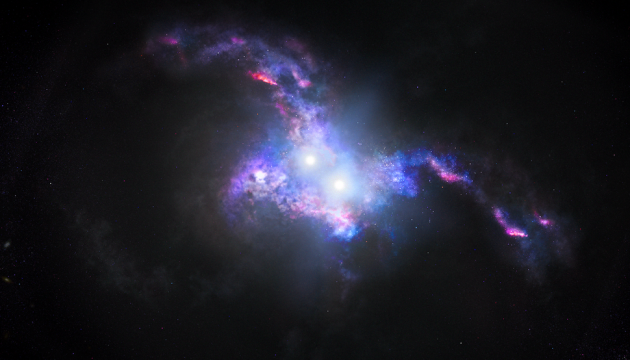 انجاز جديد لتلسكوب هابل الفضائي في دمج المجرات
