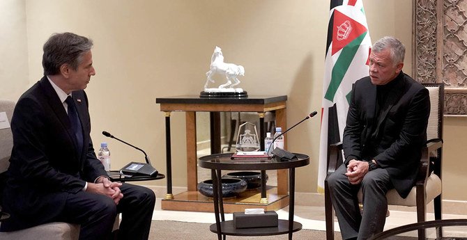 العاهل الأردني الملك عبد الله يرحب بالخطوة الأمريكية لإعادة فتح قنصلية فلسطين في القدس