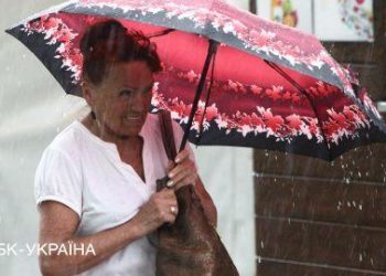 العواصف الرعدية ستنتشر في جميع أنحاء أوكرانيا.