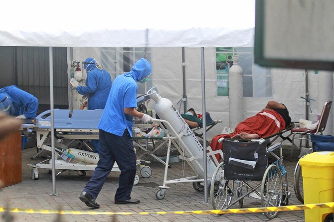 وفاة 33 مريضًا بفيروس كورونا في اندونيسيا بسبب انقطاع الأكسجين