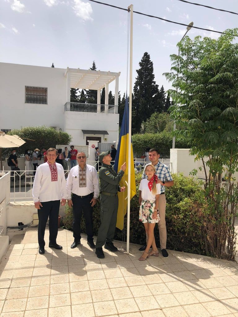 السفارة الأوكرانية في تونس تهنئ مواطنيها بمناسبة يوم الإستقلال