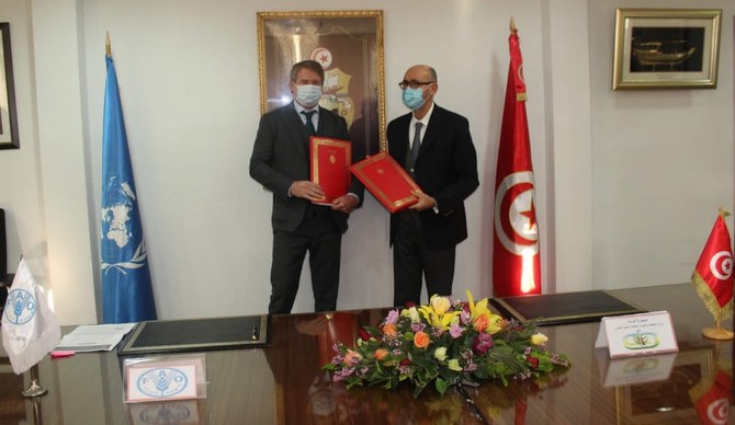 التونسية توقع مشروعين مع الأمم المتحدة لتحسين الأمن الغذائي