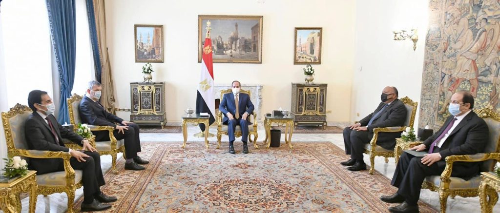 الرئيس عبدالفتاح السيسي خلال لقائه وكيل السكرتير العام للأمم المتحدة 1