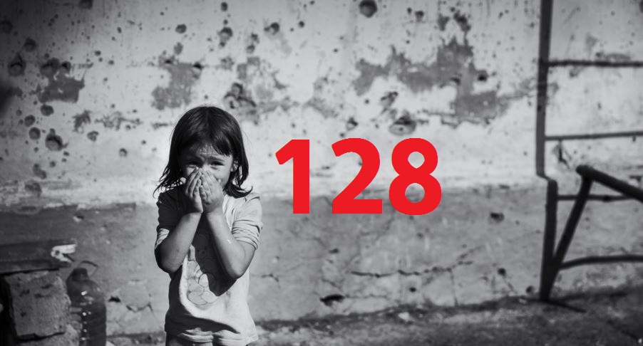 128 طفل اوكراني يقتلون على يد الجيش الروسي
