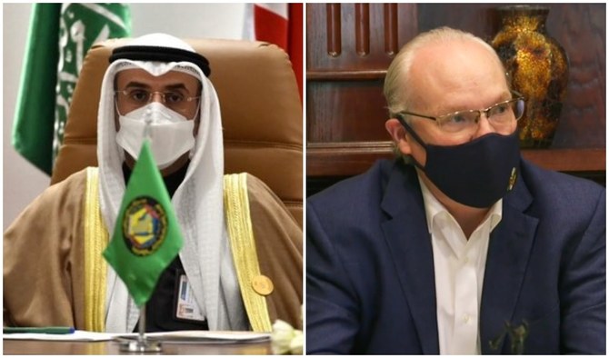 الأمين العام لمجلس التعاون الخليجي يلتقي بمبعوثي الولايات المتحدة والأمم المتحدة إلى اليمن